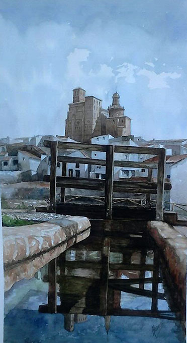 wparagecercadeaninonacuarela70x40