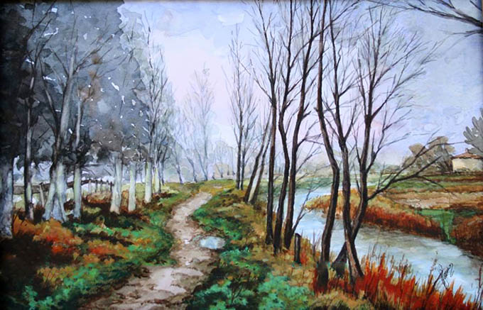 wriveradeljalonacuarela30x40